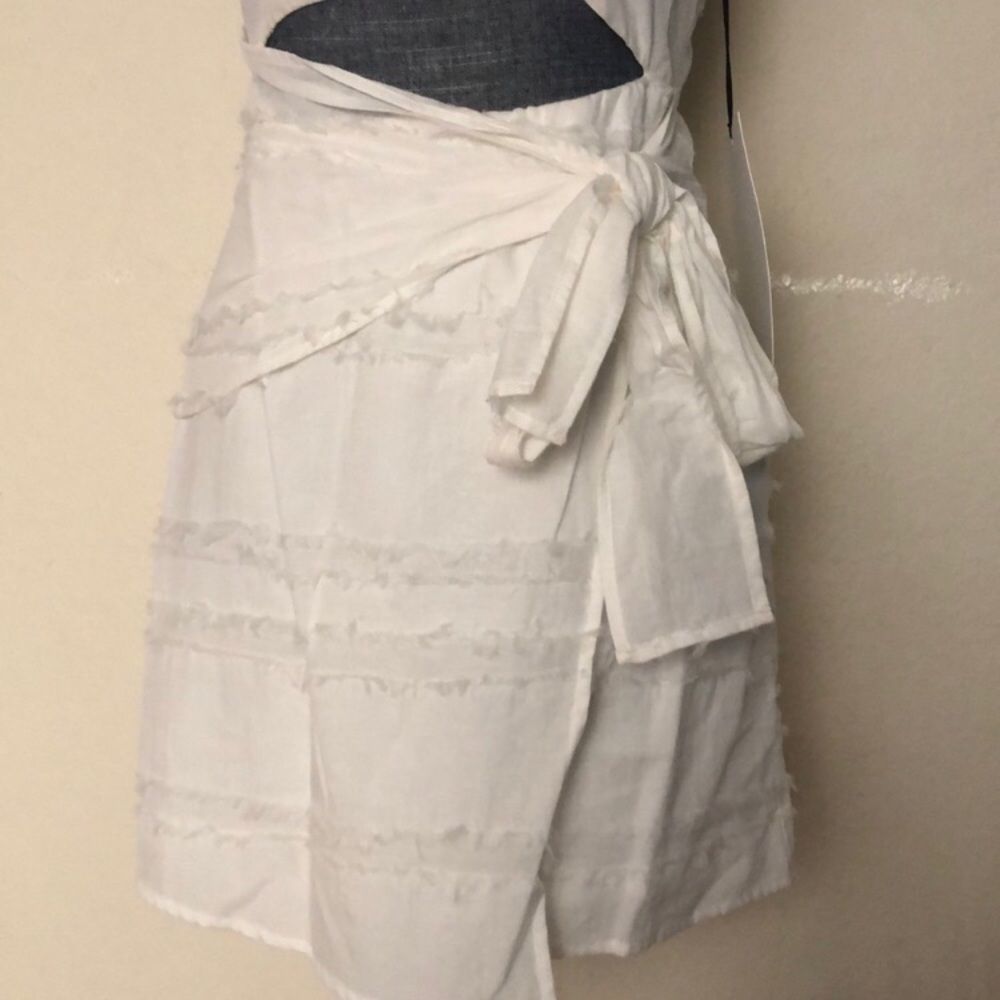Ruffle Mini Wrap Dress - Picture 7 of 8